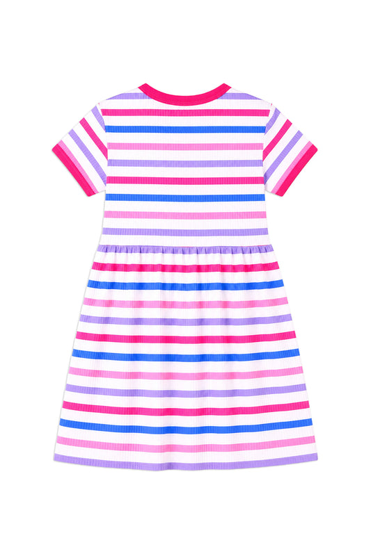 Pretty Stripe Rib Dress