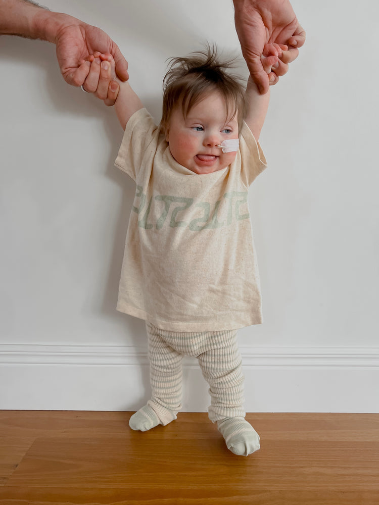 LEGGINGS | BISCOTTI STRIPE 3Y