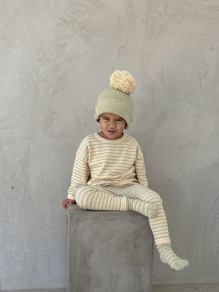 LEGGINGS | BISCOTTI STRIPE 3Y