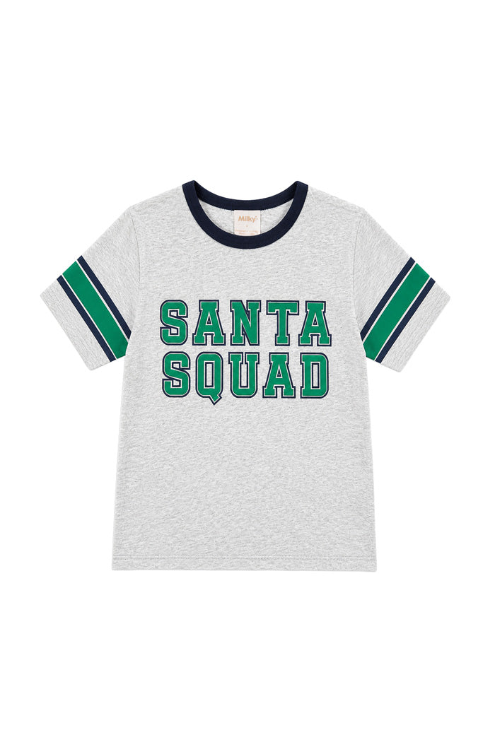 Santa Squad Tee - Silver