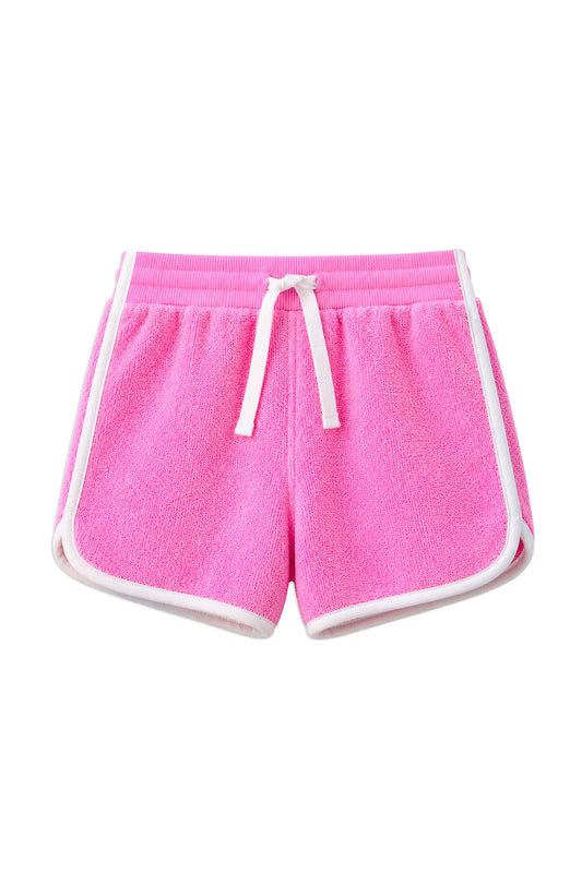 Super Pink Terry Towelling Short