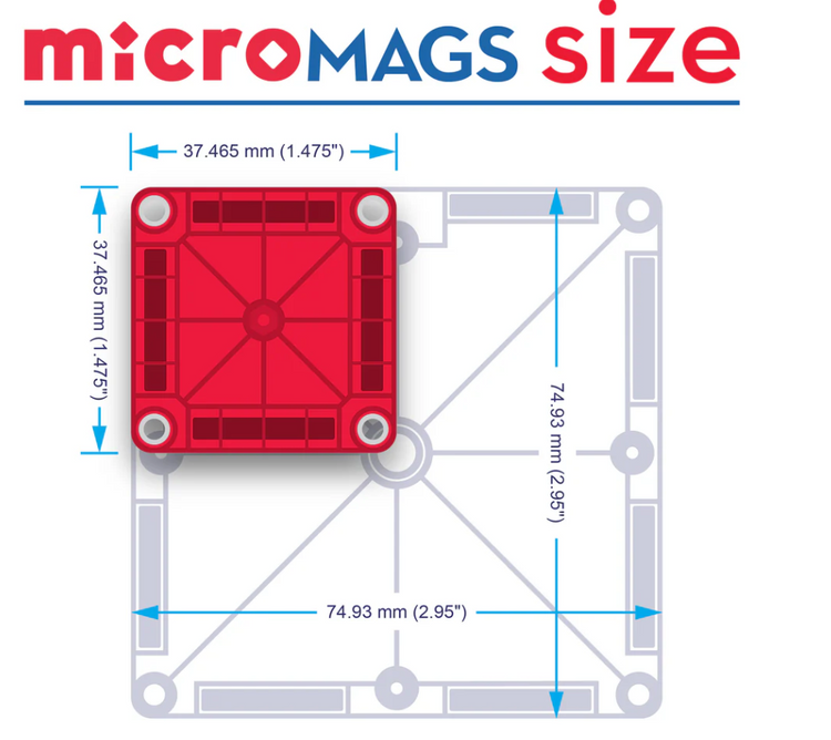 microMAGS Travel™ 26 Piece Set