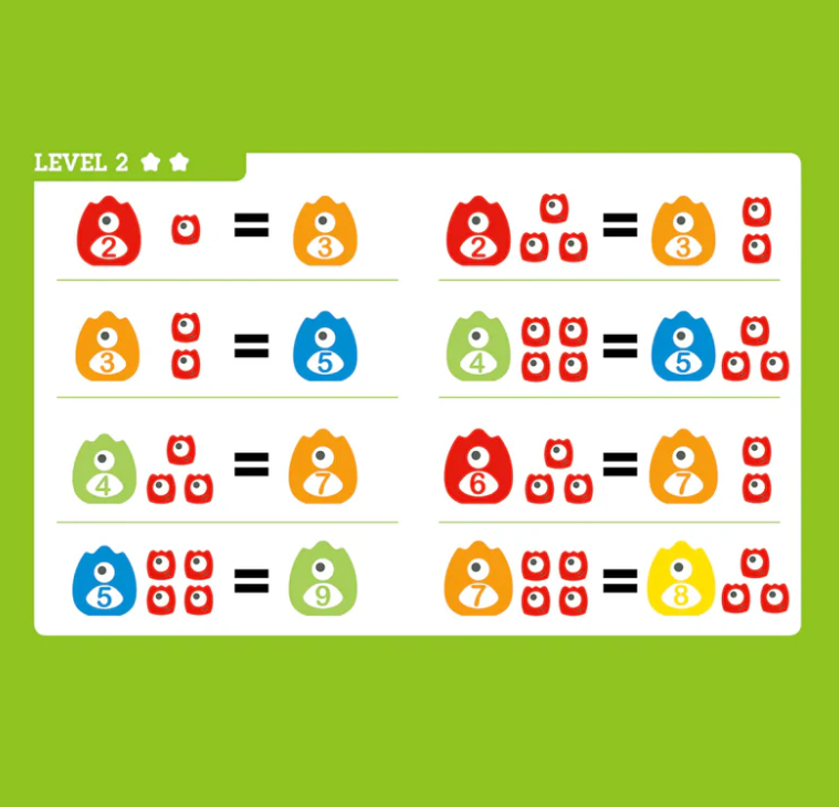 Monster Math Level G Monster Math Scale – Little Sunshine Kids