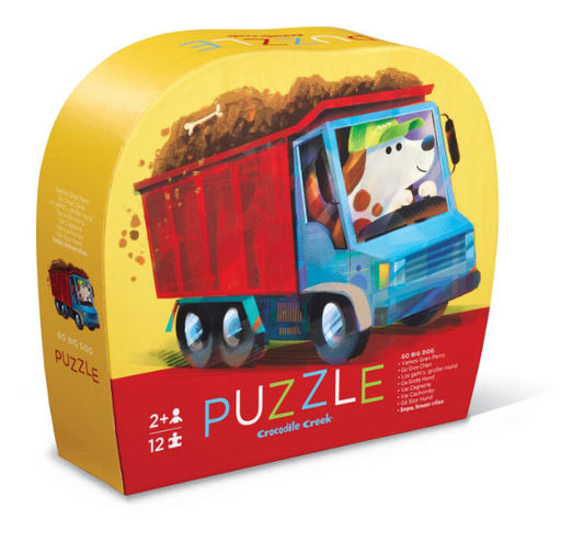 12 Piece Mini Puzzle - Go Big Dog