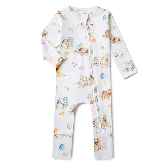 Flopsy Bunnies Organic Snugglesuit Convertible Romper
