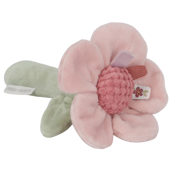 Flower Rattle - Pink