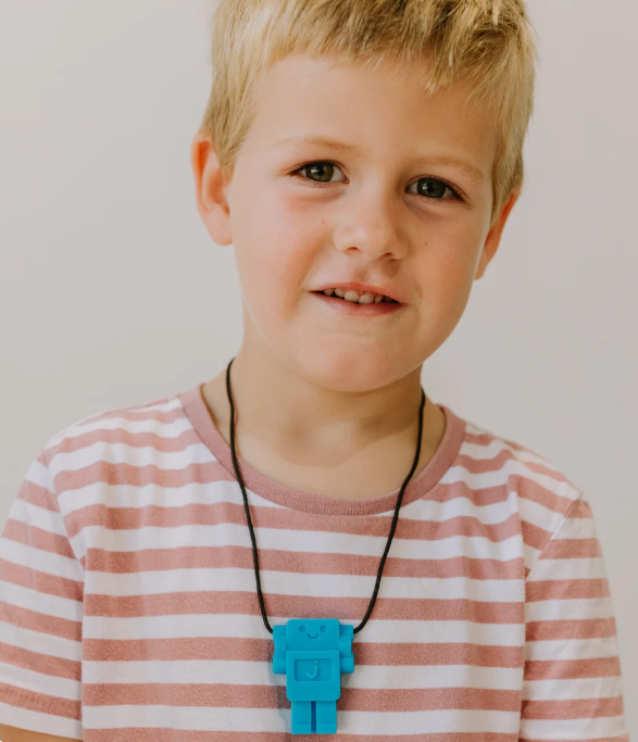 Robot Chew Pendant (Medium)