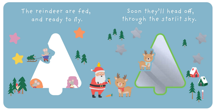 Graduating Mirror Board Book - Under the Christmas Tree