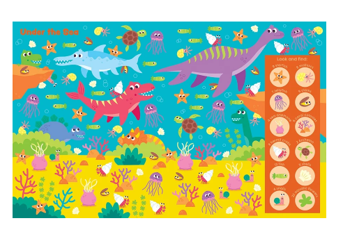 Look & Find Dinosaurs Book