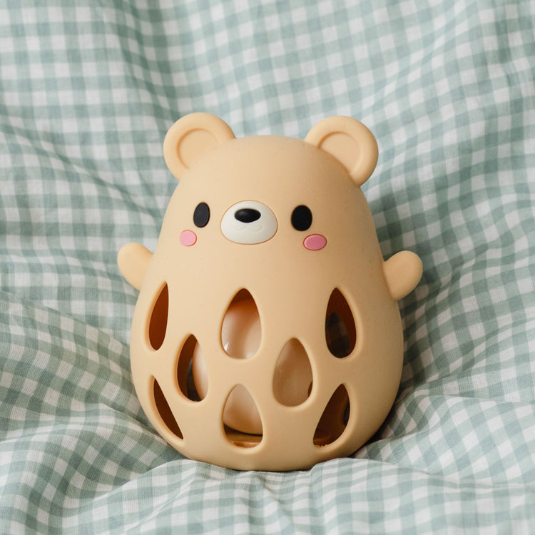 Silicone Rattle - Bear