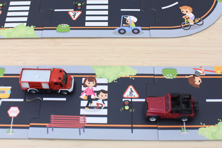 City Road Puzzle Playmat