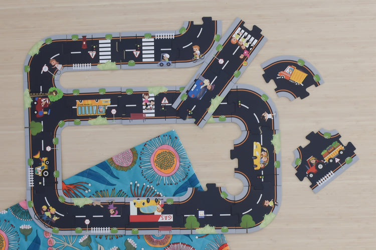 City Road Puzzle Playmat