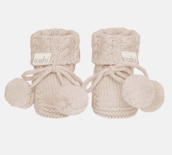 Organic Booties Yummy Oatmeal