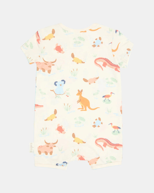 Onesie S/S Banjo - Kakadu Dawn