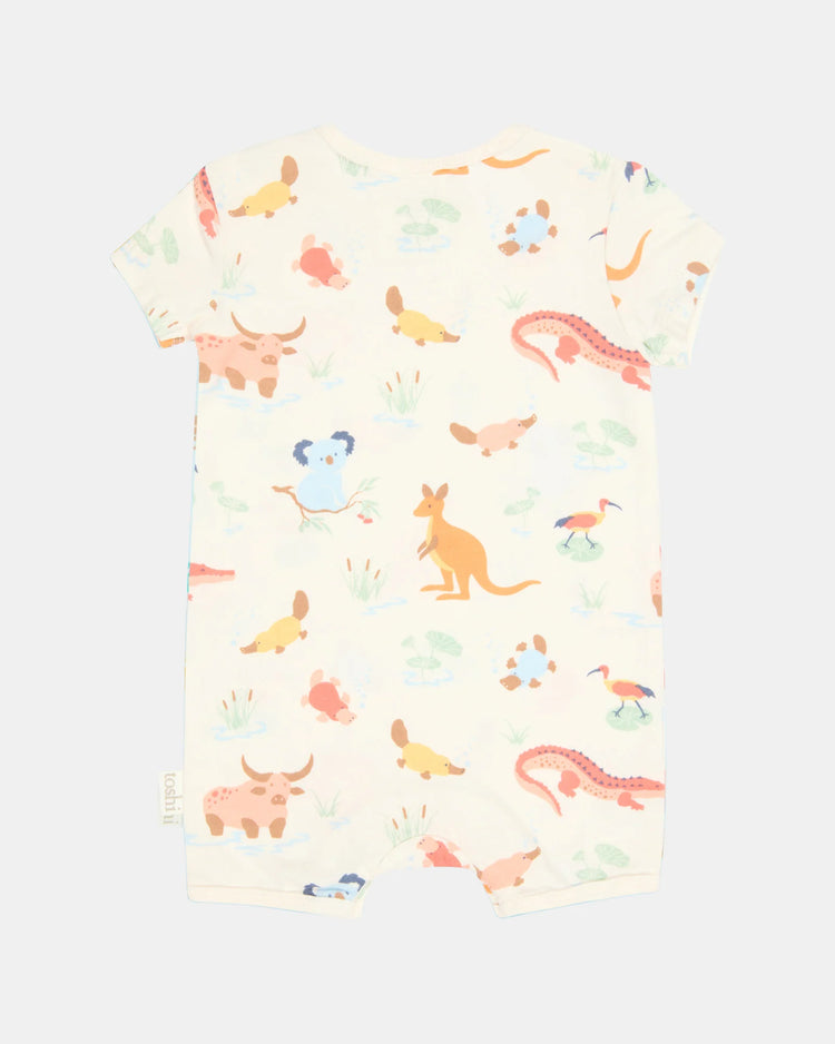 Onesie S/S Banjo - Kakadu Dawn