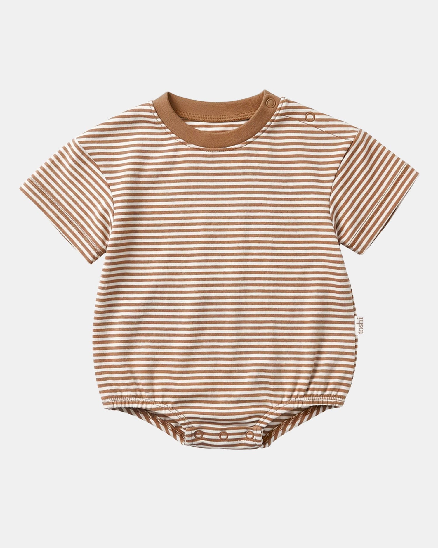 Onesie S/S Bubble Mini Mocha