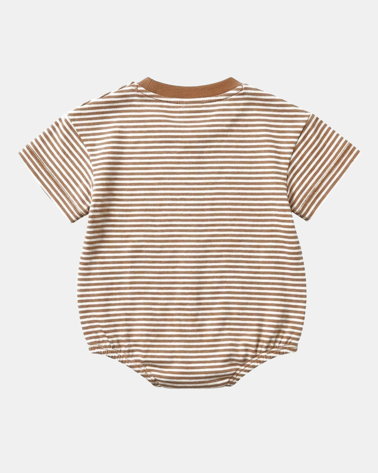 Onesie S/S Bubble Mini Mocha