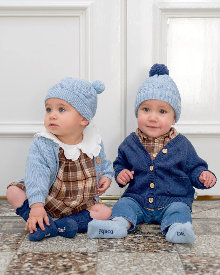 Organic Beanie Bobby Bluebell