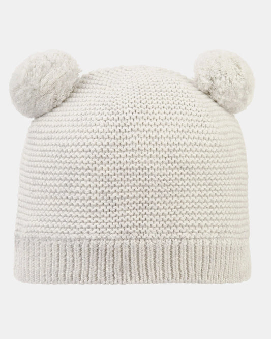 Organic Beanie Snowy Pebble