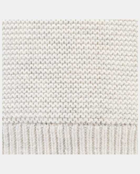 Organic Beanie Snowy Pebble