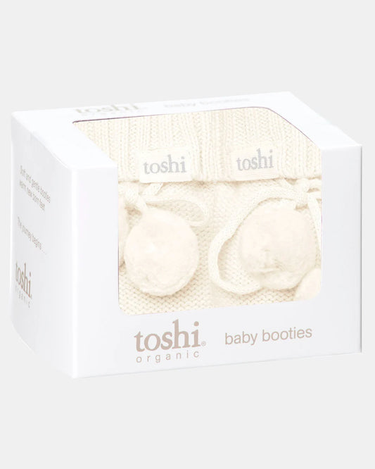 Organic Booties Marley Cream