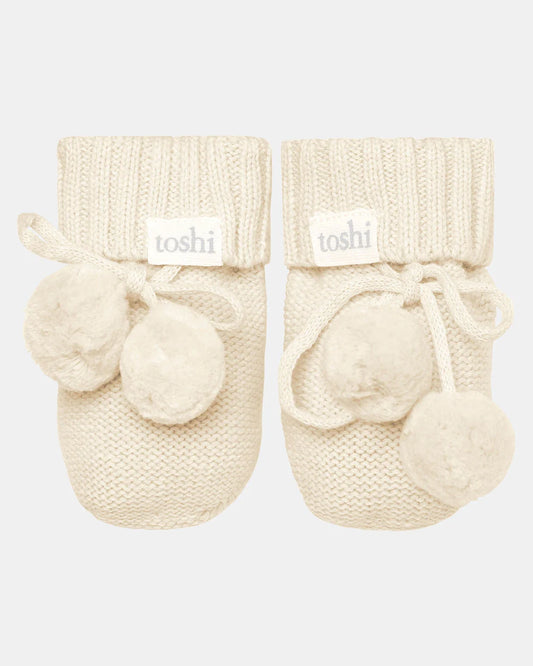 Organic Booties Marley Feather