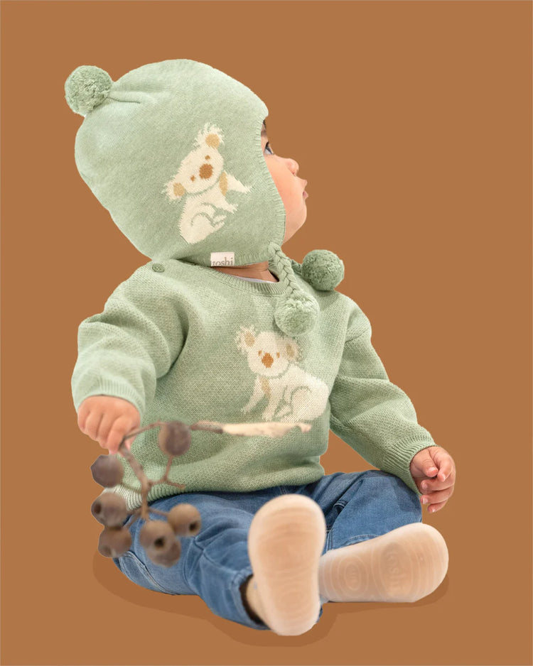 Organic Earmuff Storytime Koala