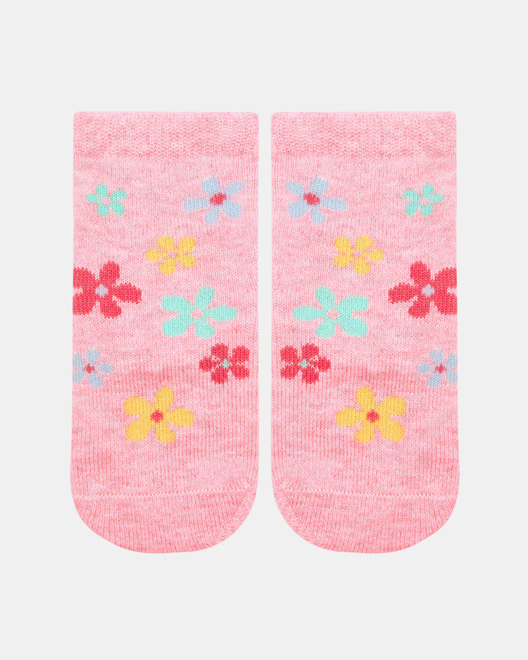 Organic Socks Ankle Jacquard Daisy