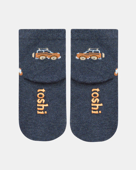 Organic Socks Ankle Jacquard High Country