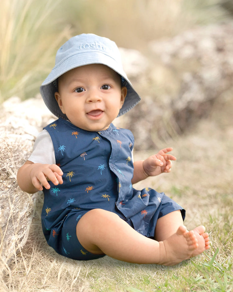 Romper Banjo - Palm Midnight