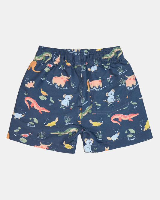 Swim Boardies Splash - Kakadu Moonlight