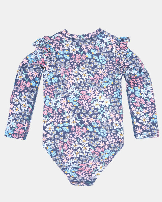 Swim Bodysuit Ripple - Wattle Dusk