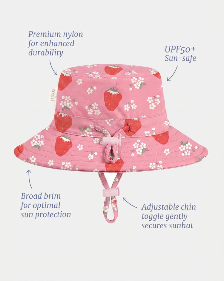 Swim Sunhat Twinkle Strawberry