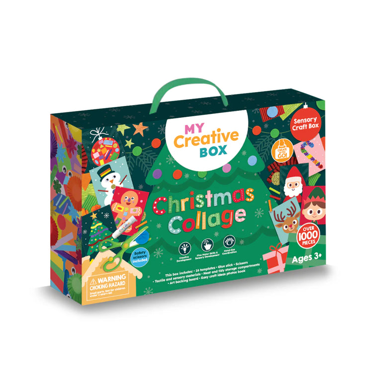 Christmas Collage Sensory Activity Box
