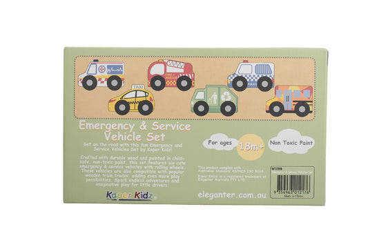 Emergency & Service Vehicles Set