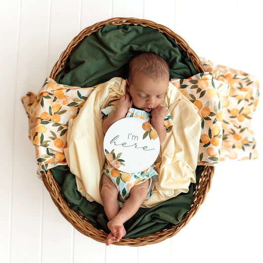 Citrus Squeeze & Peach Reversible Milestone Cards