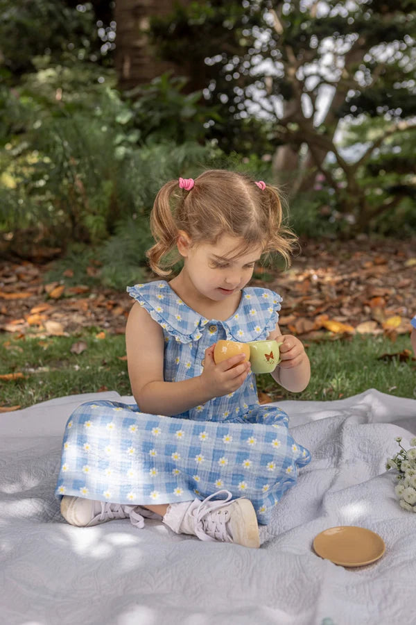 Daisy Check Dress