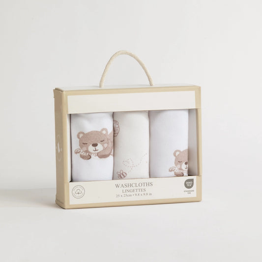 3 Pack Washcloths
