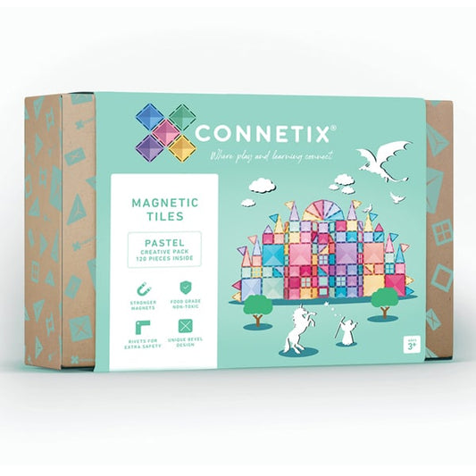Connetix Tiles - Pastel Creative Pack - 120 piece