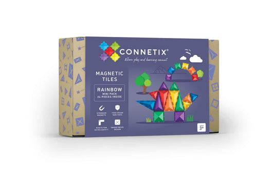 Connetix Tiles - Rainbow Mini Pack - 24 piece