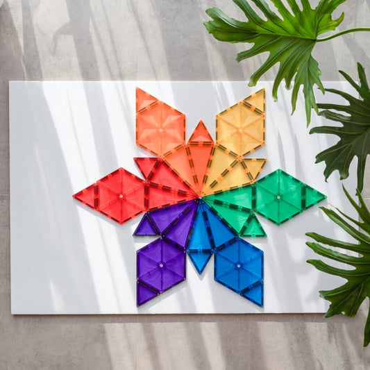 Connetix Tiles - Rainbow Geometry Pack - 30 piece