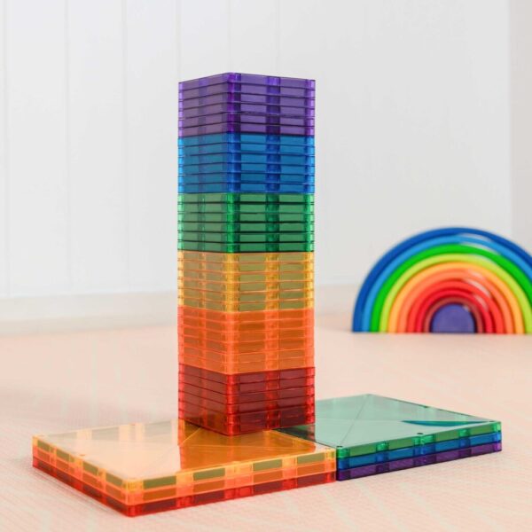 Connetix Tiles - Rainbow Square Pack 42 pc