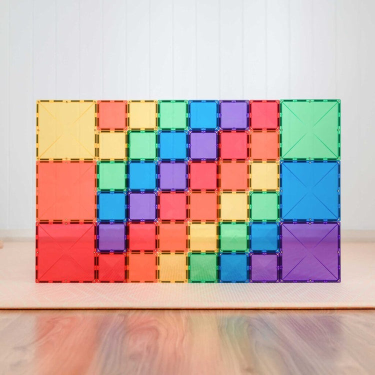 Connetix Tiles - Rainbow Square Pack 42 pc