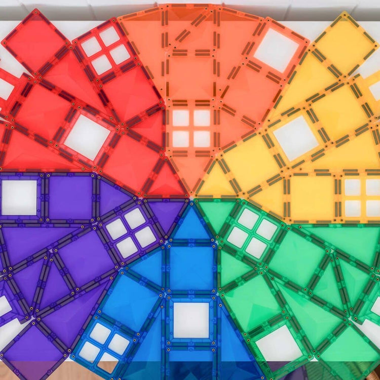 Connetix Tiles - Rainbow Creative Pack - 102 piece