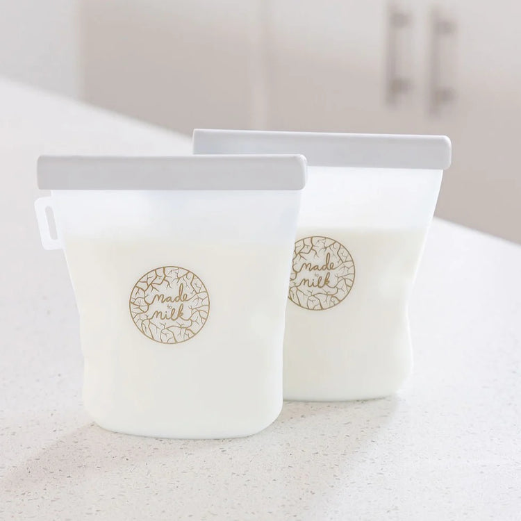 Reusable Breastmilk Storage Bags - 2pk