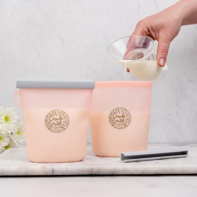 Reusable Breastmilk Storage Bags - 2pk