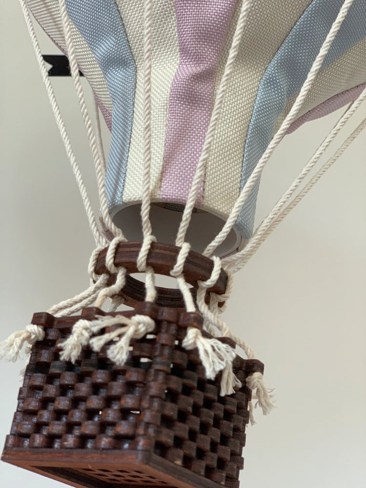 Super Balloon Decorative Hot Air Balloon - Lavender & Light Blue