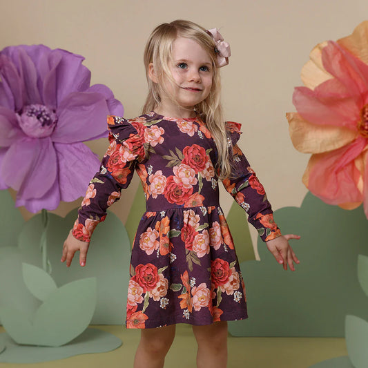 Sienna Long Sleeve Organic Dress