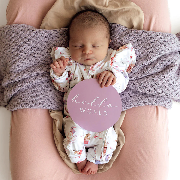 Mermaid & Lilac Reversible Milestone Cards