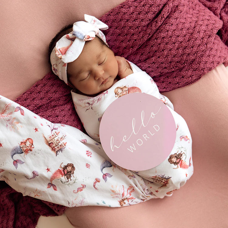 Mermaid & Lilac Reversible Milestone Cards